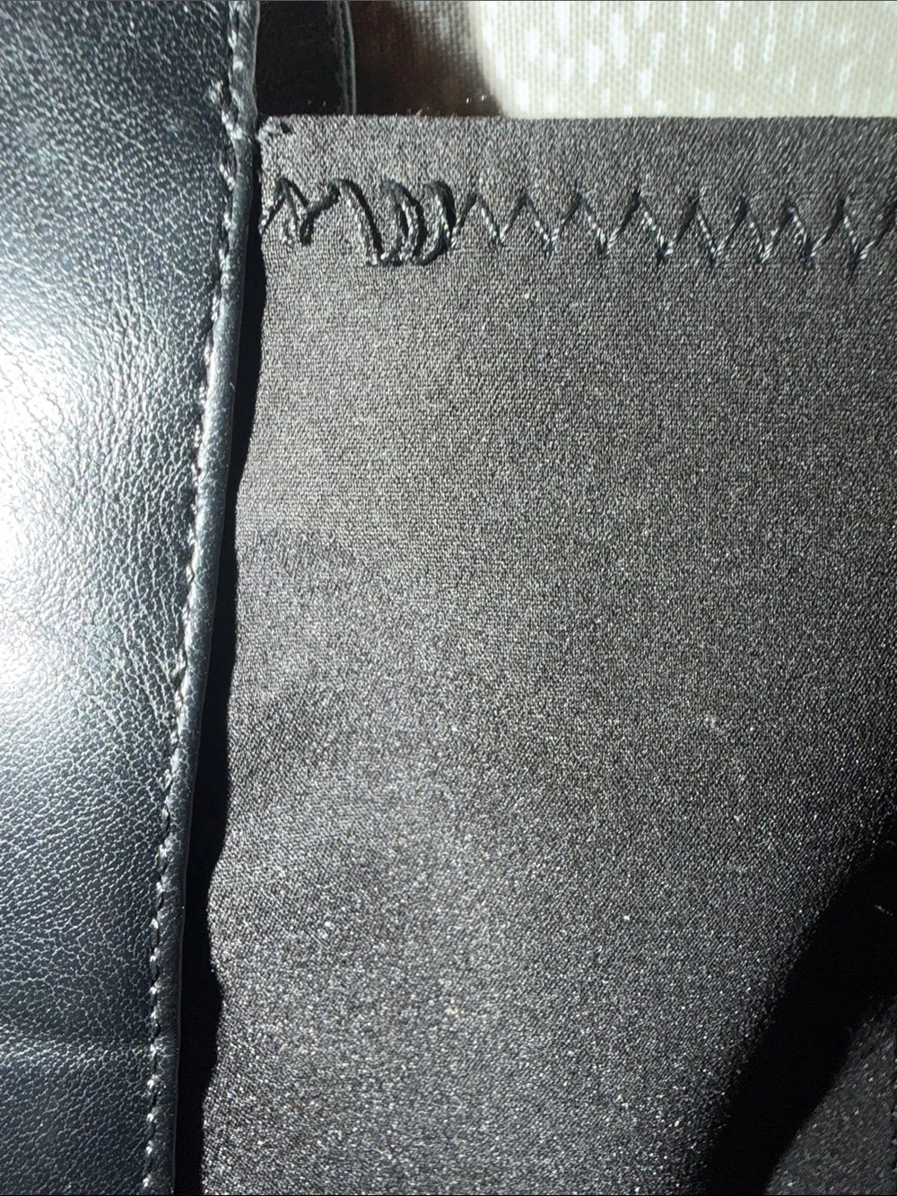 Unisa Collean Over The Knee Boots Black Faux Leather Stretch Flat Riding Size 6M